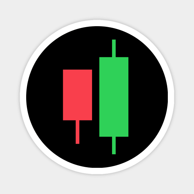 Bullish Engulfing Candlestick Pattern Magnet by PhotoSphere